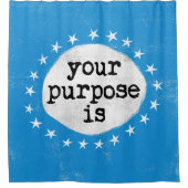 目的は – ブルーシャワーカーテン シャワーカーテン (正面)