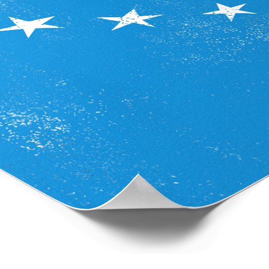 目的は – Blue Poster Wall Art ポスター (角)