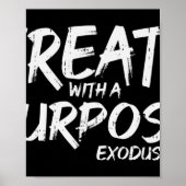 目的を持って作成バイブル神イエス宗教的なキリスト ポスター (正面)