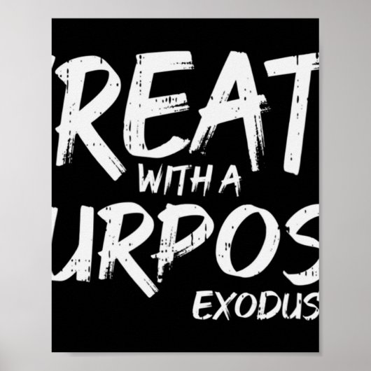 目的を持って作成バイブル神イエス宗教的なキリスト ポスター (正面)