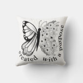 目的を持って作成 クッション (裏面)