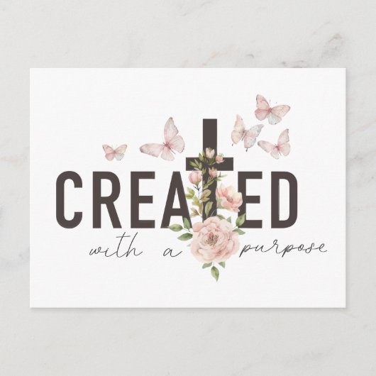 目的を持って作成 ポストカード (正面)