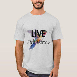 目的を持って生きる | 励ましとモチベーション Tシャツ