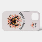 目的を持って生まれたフローラの蝶クリスチャン Case-Mate iPhoneケース (裏面 (横))