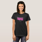 目的を持つ女性 Tシャツ (正面フル)