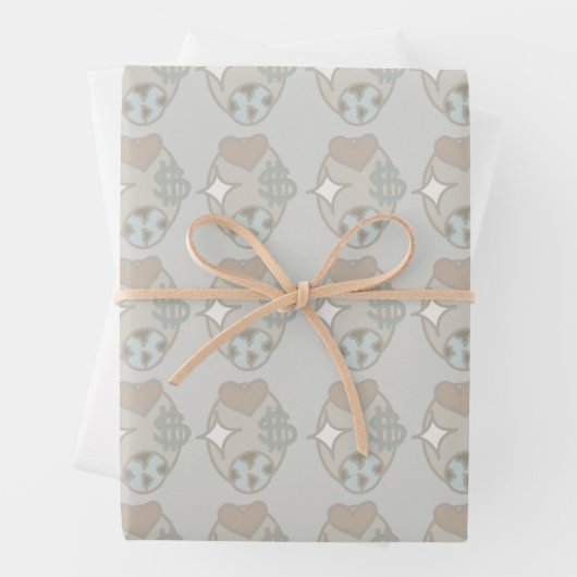 目的を見つける✨生貝ラッピング紙 ラッピングペーパーシート (インサイチュ)