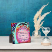 目的インスパイア的な引用文刺激で目覚める フォトプラーク (インサイチュ)