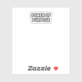 目的主導型の有意義な生活の力 シール (シート)