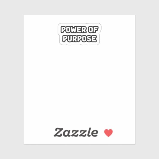 目的主導型の有意義な生活の力 シール (シート)