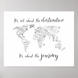 目的地ではなく、旅についてだ。 ポスター