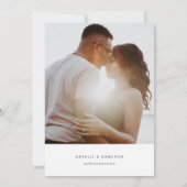 目的地のウェディング招待状とワールドマップ 招待状 (裏面)