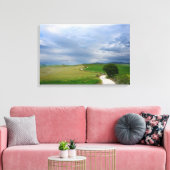 目的地のキャンバスに向かうカーブした道路 キャンバスプリント (インサイチュ (リビング))