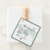 目的地の旅行テーマ結婚の歓迎の推測バッグ フェイバータグ (インサイチュ)