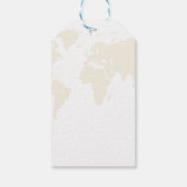 目的地の旅行結婚テーマの感謝していあなた ギフトタグ (裏面)