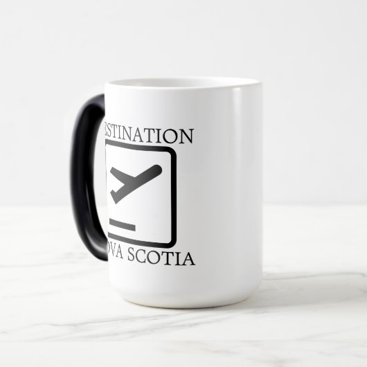 目的地の東海岸ノバスコシア島ビアマグ モーフィングマグカップ (正面左)