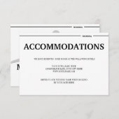 目的地の熱帯ビーチ結婚式情報 エンクロージャーカード (正面/裏面)