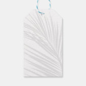 目的地の結婚式のウェルカムギフトラベル ギフトタグ (裏面)