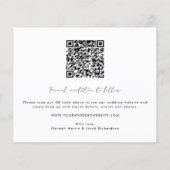 目的地の結婚式の予算の写真日付を保存 (裏面)