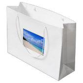 目的地の結婚式の大規模な抱き枕 ラージペーパーバッグ (裏面アングル)