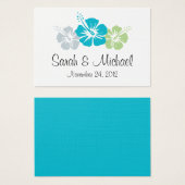 目的地の結婚式へようこそラベル (正面&裏面)