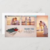 目的地の結婚式 サンキューカード (正面/裏面)