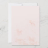 目的地の飛行機便結婚Pink's 招待状 (裏面)