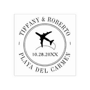 目的地イベントパスポートスタイル旅行テーマ ラバースタンプ