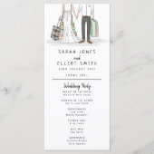 目的地ウェディングスーツケースのフラットプログラム プログラム (正面)