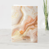 目的地エレガントウェディングパスポートコンパス金ゴールド 招待状 (裏面)