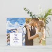 目的地ギリシャ結婚サントリーニ セーブザデート (スタンド正面)