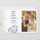 目的地ギリシャ結婚サントリーニ セーブザデート (正面)