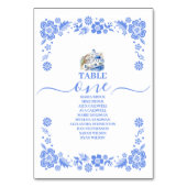 目的地ギリシャ結婚サントリーニ テーブルナンバー (正面)