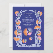 目的地ギリシャ結婚サントリーニ 招待状 (正面)