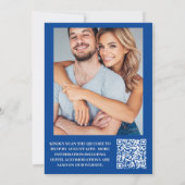 目的地ギリシャ結婚サントリーニ 招待状 (裏面)