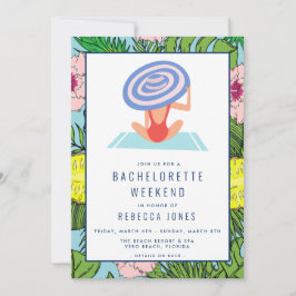 目的地バチェロレッテビーチ週末旅行 招待状