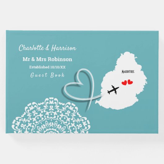 目的地モーリシャス結婚ズ ゲストブック (正面)