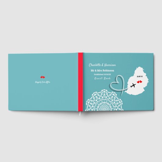 目的地モーリシャス結婚ズ ゲストブック (全面)