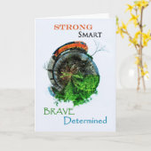 目的地卒業 カード (黄色い花)