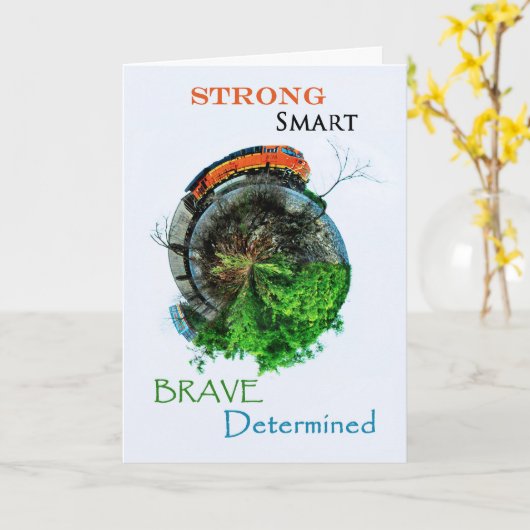 目的地卒業 カード (黄色い花)