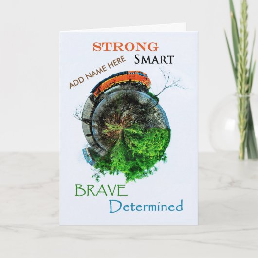 目的地卒業 カード (正面)