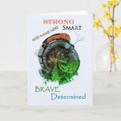 目的地卒業 カード (黄色い花)