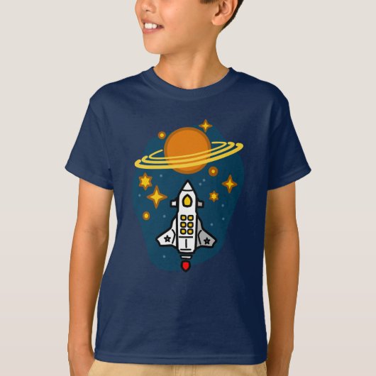 目的地土星 Tシャツ (正面)