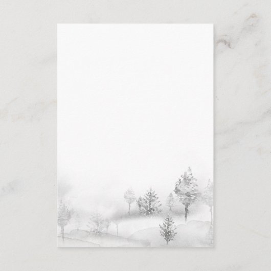 目的地素朴冬山デタレス エンクロージャーカード (裏面)