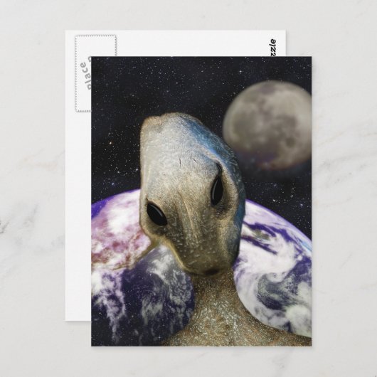 目的地：地球 ポストカード (正面/裏面)