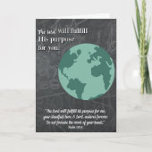 目的宗教卒業カード カード (正面)