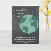 目的宗教卒業カード カード (黄色い花)