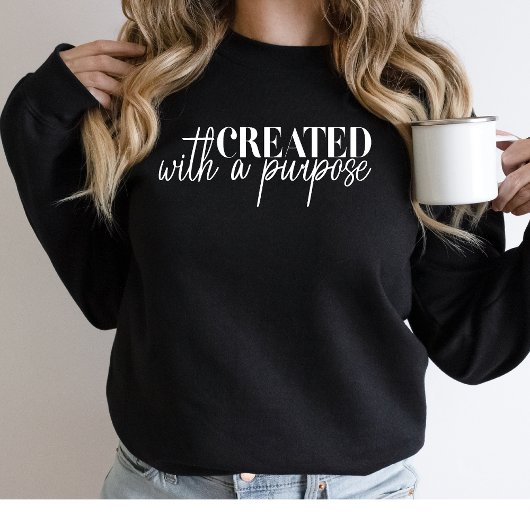 目的宗教的クリスチャンによって生まれる スウェットシャツ