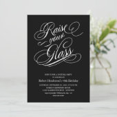 目的数々のに合わせてガラスの招待状 招待状 (スタンド正面)