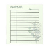 目的数々のカスタムユーカリ植物学 ノートパッド