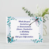 目的数々のパーティの招待状発表 招待状 (スタンド正面)